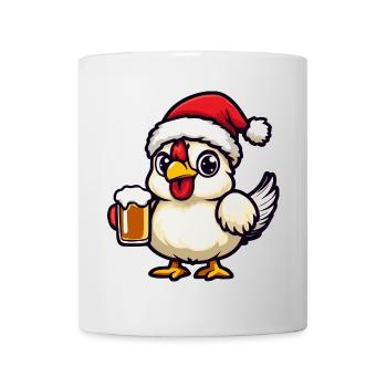 Chicken Christmas Beer - Mug - white - Front