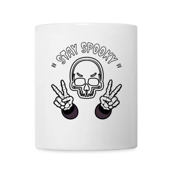 Stay Spooky Skeleton - Tasse - Weiß - Vorne
