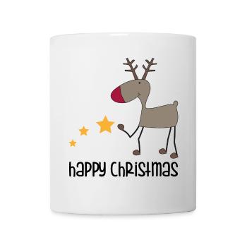happy Christmas - Tasse - Weiß - Vorne
