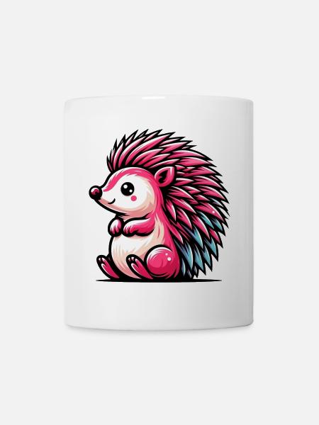 Igel - Tasse - Weiß