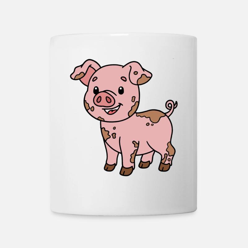 Schwein - Tasse - Weiß
