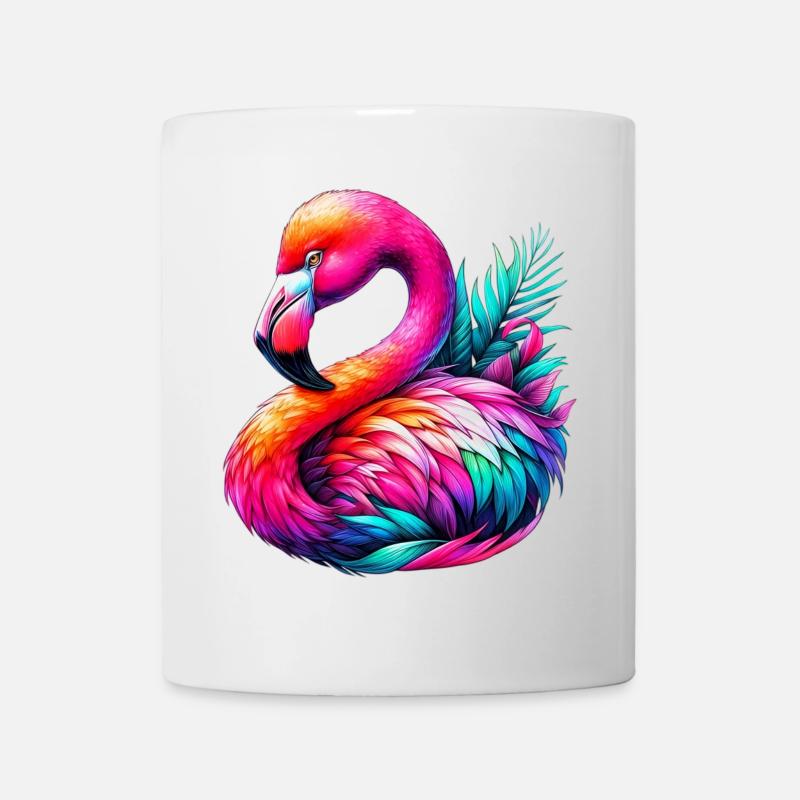 Flamingo - Tasse - Weiß
