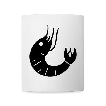 Garnele - Tasse - Weiß - Vorne