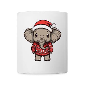 Bande dessinée de Noël gigantesque - Mug blanc - blanc - Devant