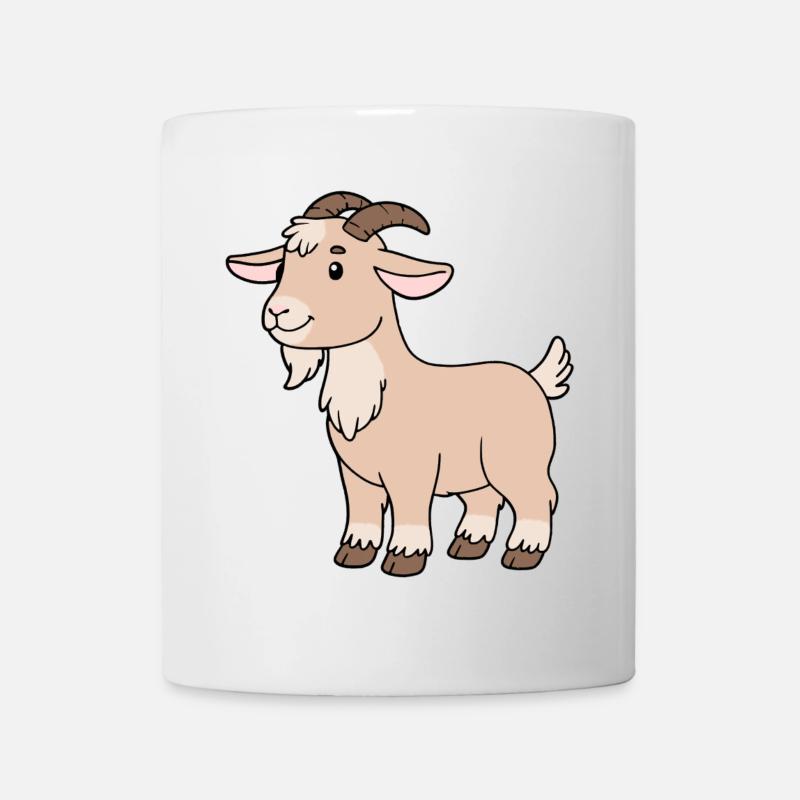 Ziege - Tasse - Weiß