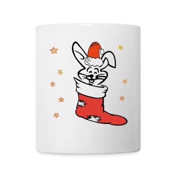 Lapin de Pâques Saint-Nicolas - Mug blanc - blanc - Devant