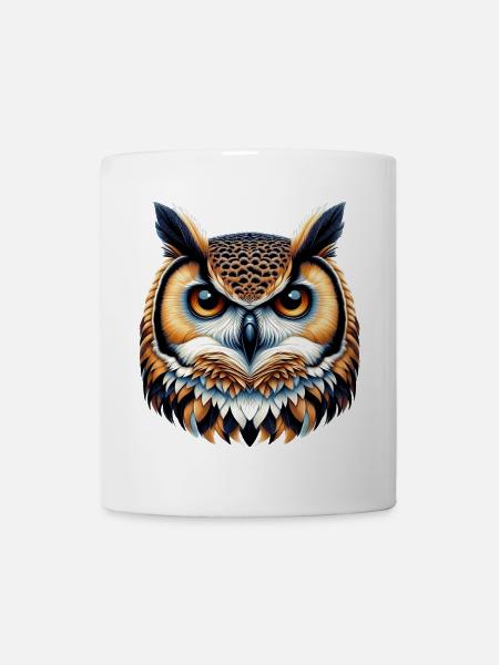 Eule - Tasse - Weiß