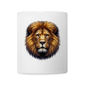 Löwe - Tasse - Weiß - Vorne
