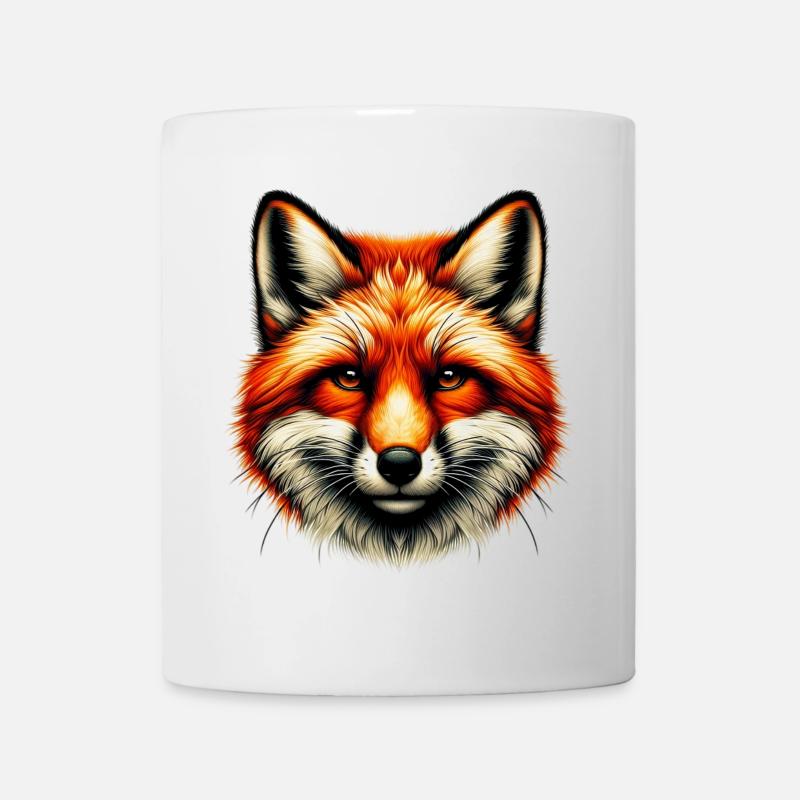 Fuchs - Tasse - Weiß