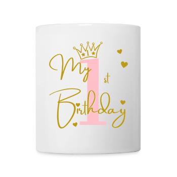 My 1st Birthday - Mug - white - Front