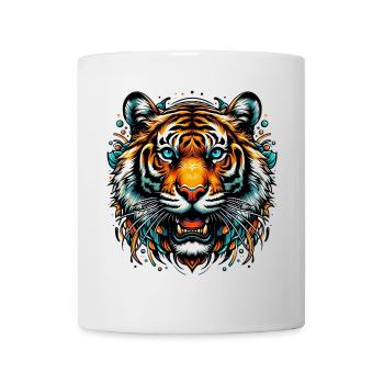 Tigre - Mug blanc - blanc - Devant