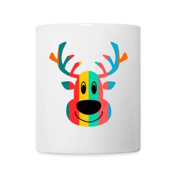 WEIHNACHTEN. FROHE WEIHNACHTEN. FROHE WEIHNACHTEN. WEIHNACHTSMANN - Tasse - Weiß - Vorne