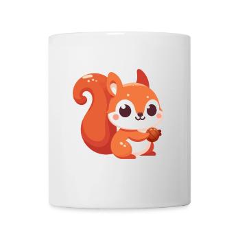 Chibi Eichhörnchen Kawaii - Tasse - Weiß - Vorne