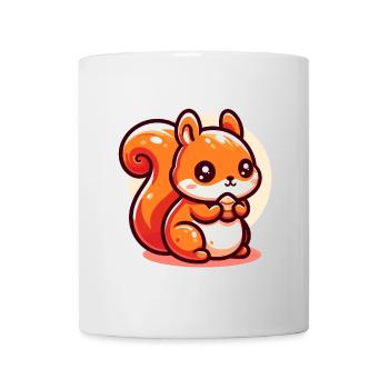 Cute Squirrel Eats a Seed - Mug - white - Front