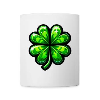 Four-leaf clover - Mug - white - Front