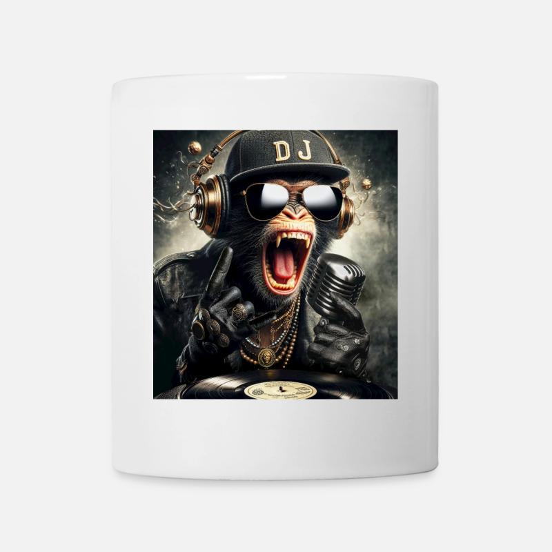 DJ Affe - Tasse - Weiß