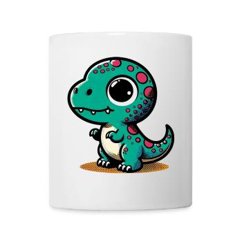 Dinosaurier - Tasse - Weiß - Vorne