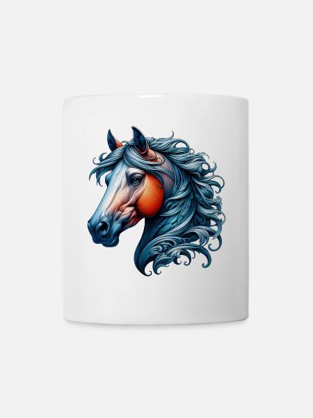Cheval - Mug blanc - blanc