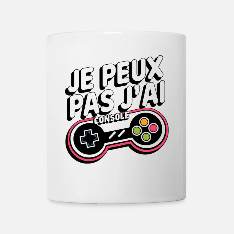 J'Peux Pas J'Ai Console - Mug blanc - blanc