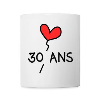 30. 30 YEARS. 30th ANNIVERSARY. 30 YEARS ANNIVERSARY. - Mug - white - Front