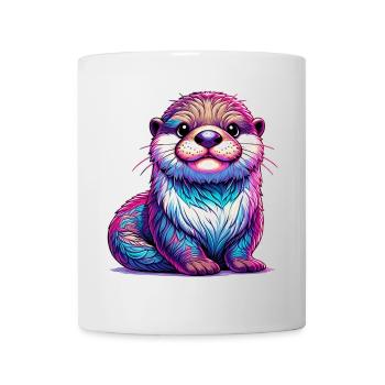 Otter - Tasse - Weiß - Vorne