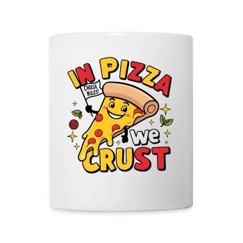 In Pizza We Crust - Funny Pizza Lover Design - Mug - white - Front
