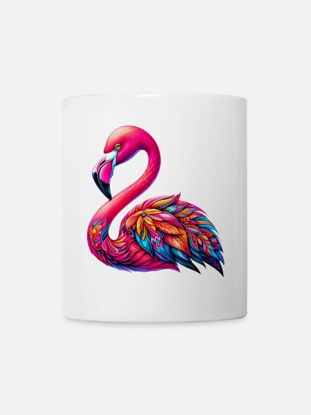 Flamingo - Tasse - Weiß