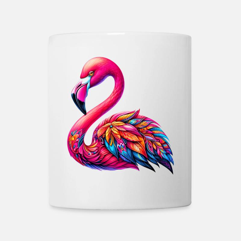 Flamingo - Tasse - Weiß