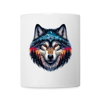 Wolf - Tasse - Weiß - Vorne