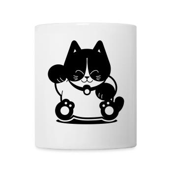 Tuxedo Cat - Tasse - Weiß - Vorne