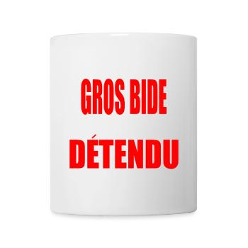 Je n'ai pas un gros bide - Mug blanc - blanc - Devant
