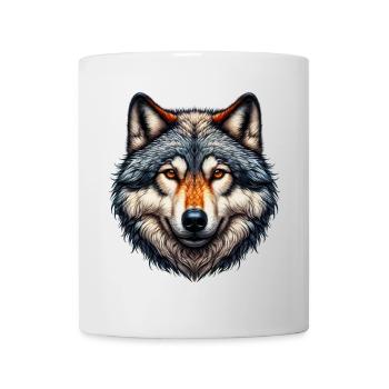 Wolf - Mug - white - Front