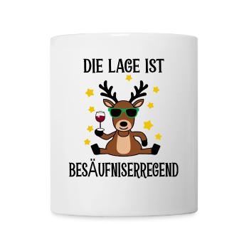 Funny Reindeer - Mug - white - Front