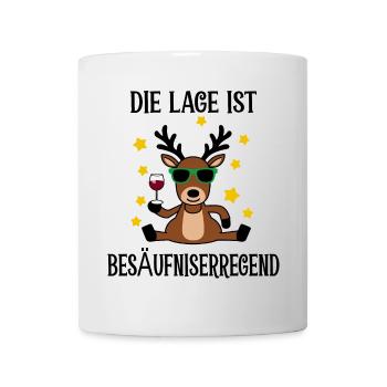 Funny Reindeer - Mug - white - Front