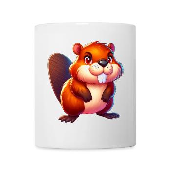 Beaver - Mug - white - Front