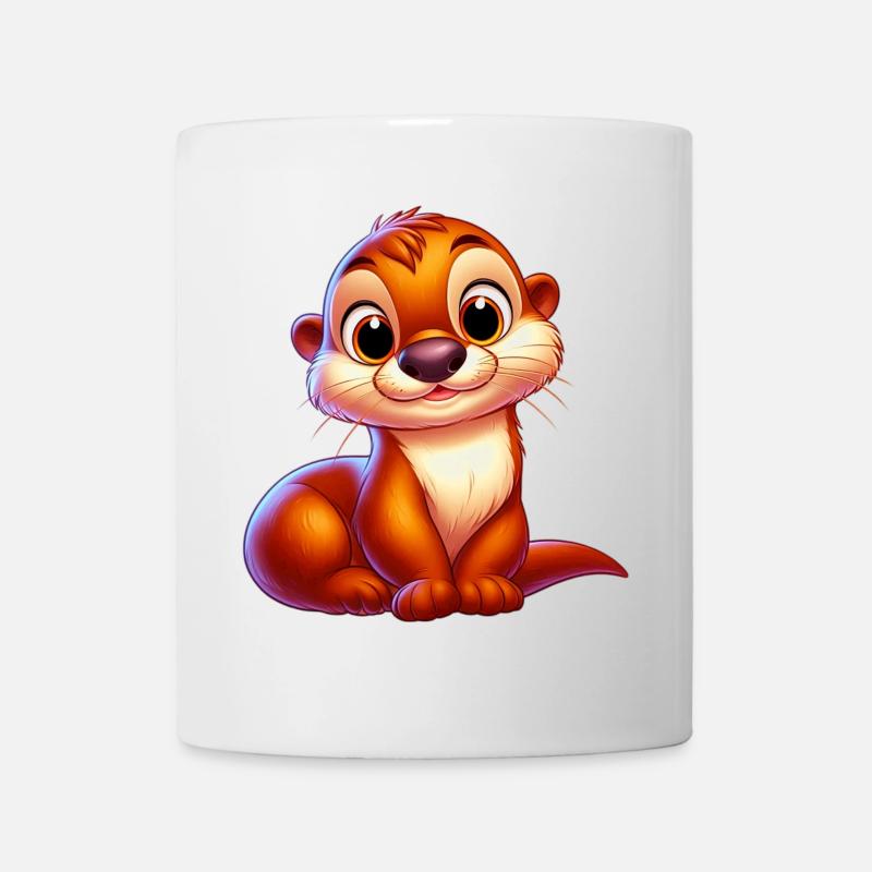Otter - Tasse - Weiß