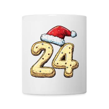 24 Number Christmas Cookie - Mug - white - Front