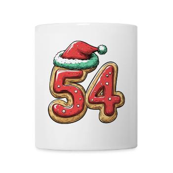 54 Number Christmas Cookie - Mug - white - Front
