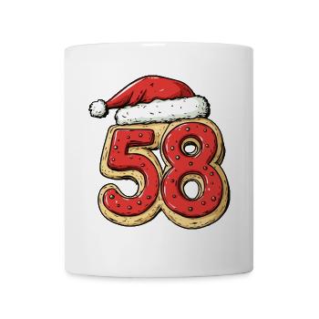 58 Number Christmas Cookie - Mug - white - Front