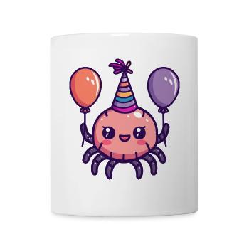 Tarantula Geburtstag Comic - Tasse - Weiß - Vorne