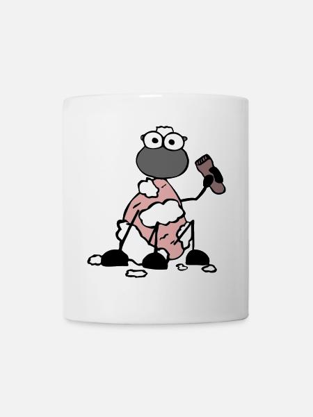 Rasiertes Schaf - Tasse - Weiß