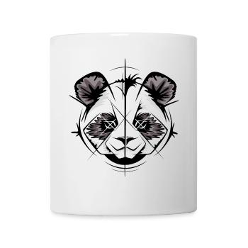 Panda Zeichnung Tattoo Skizze comic cartoon Koala - Tasse - Weiß - Vorne