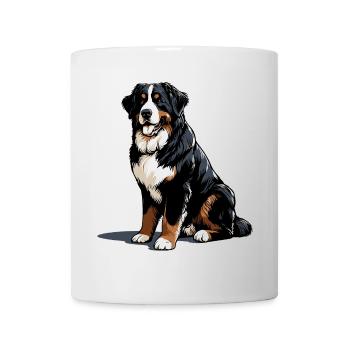 Bouvier bernois - Mug blanc - blanc - Devant