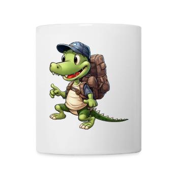 Randonnée crocodile / Alpinisme Crocodiles - Mug blanc - blanc - Devant