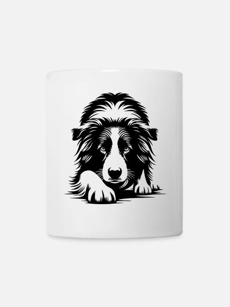 Border Collie - Tasse - Weiß