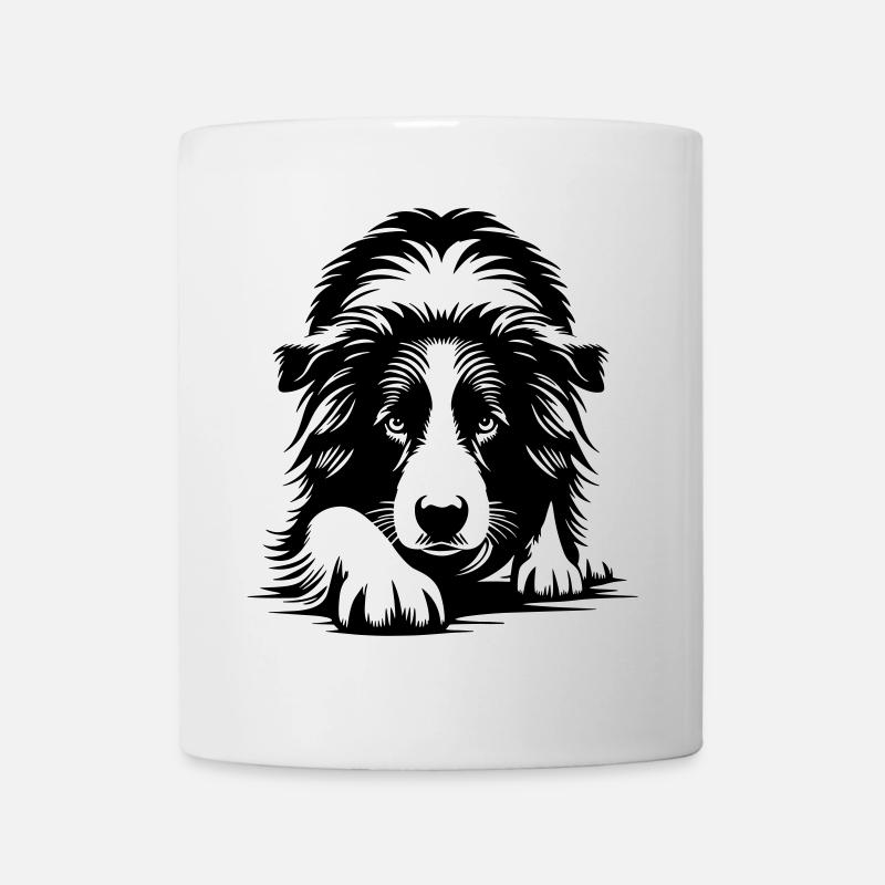 Border Collie - Tasse - Weiß