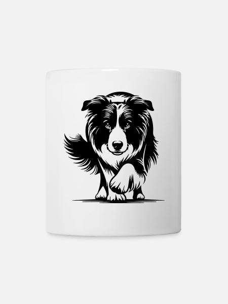 Border Collie - Mug blanc - blanc