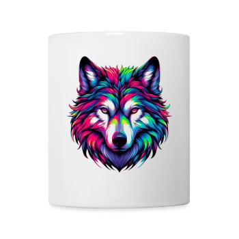 Wolf - Tasse - Weiß - Vorne