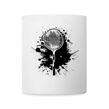 Raquettes de badminton - Mug blanc - blanc - Devant