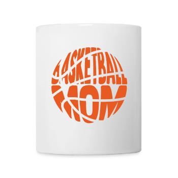 maman basketteuse - Mug blanc - blanc - Devant
